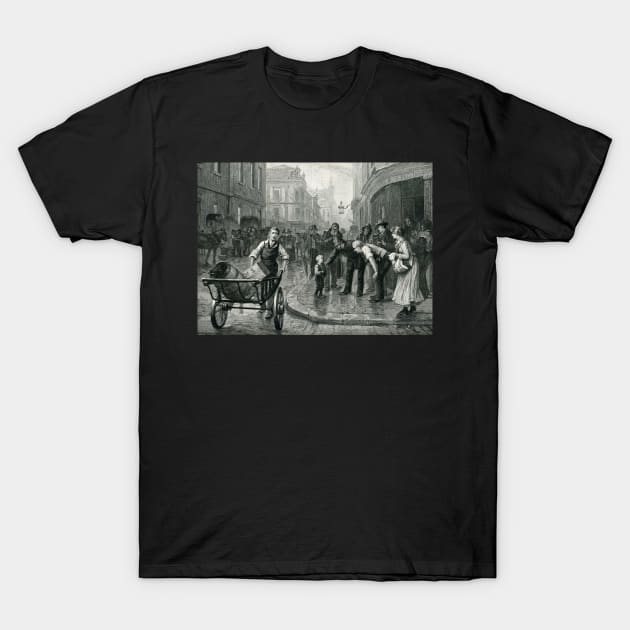 Homeless, after Bruce Largos 1891 T-Shirt by artfromthepast